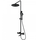 Душевая стойка с термостатом Wonzon & Woghand WW-88739902-MB, чёрный матовый фото 