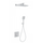 Душевая система для душа с термостатом Wonzon & Woghand WW-D2017-B-MW, белый матовый фото 