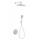 Душевая система для душа с термостатом Wonzon & Woghand WW-D2017-A-MW, белый матовый фото 