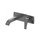 Смеситель для раковины настенный Wonzon & Woghand Flex WW-88869072-BGM (со скрытой частью) тёмный графит фото 