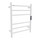 Полотенцесушитель электрический Abber Standard П6 630x500 мм AH4606MW, белый матовый фото 