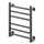 Полотенцесушитель электрический Veconi Barro-A П6 500x600 мм B6050B-A, чёрный фото 