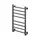 Полотенцесушитель электрический Veconi Barro-A П8 500x800 мм B8050GR-A, графит брашинг фото 