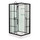 Душевая кабина Loranto 120х80 см CS-3008TMW-120L, чёрный/прозрачное фото 
