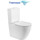 Унитаз-компакт безободковый Cezares Stylus-Tor CZR-538-CP-TOR с тонкой крышкой микролифт (система смыва Торнадо) фото 