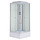 Душевая кабина Loranto 90x90 см CS-990ETM/W-90, хром/матовое фото 