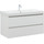 Тумба подвесная с раковиной Aquanet Вега 100 см 00316655, белый глянец фото 