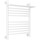 Полотенцесушитель водяной Сунержа Богема+ с полкой П11 500x660 мм 12-0223-6050, белый фото 