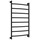 Полотенцесушитель водяной Сунержа Галант+ П8 600x1060 мм 31-0200-1060, чёрный матовый фото 