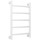 Полотенцесушитель водяной Сунержа Галант+ П5 400x660 мм 30-0200-6040, белый матовый фото 