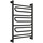 Полотенцесушитель водяной Сунержа Элегия+ П11 600x860 мм 31-0205-8060, чёрный матовый фото 