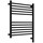 Полотенцесушитель электрический Сунержа Богема 3.1 П11 500x720 мм (прямая перемычка) 31-6005-6050 R, чёрный матовый фото 