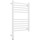 Полотенцесушитель электрический Сунержа Богема 3.1 П11 400x720 мм (выгнутая перемычка) 30-6002-6040 L, белый матовый фото 
