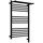 Полотенцесушитель электрический Сунержа Богема 3.1 с полкой П14 500x920 мм 31-6007-8050 R, чёрный матовый фото 