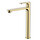 Смеситель для раковины высокий Aquatek Альфа AQ1904BG, золото шлифованное фото 