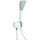 Душевой гарнитур Kludi Fizz 6767091-00, белый - Душевой гарнитур Kludi Fizz 6767091-00, белый фото