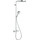 Душевая стойка с термостатом Hansgrohe Raindance Select S Showerpipe 240 2jet 27129400, белый/хром - Душевая стойка с термостатом Hansgrohe Raindance Select S Showerpipe 240 2jet 27129400, белый/хром фото