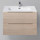 Тумба подвесная с раковиной BelBagno ETNA-700-2C-SO-RG-P 70 см, Rovere Grigio, Цвет фасада: Rovere Grigio - Тумба подвесная с раковиной BelBagno ETNA-700-2C-SO-RG-P 70 см, Rovere Grigio, Цвет фасада: Rovere Grigio фото