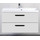 Тумба подвесная с раковиной BelBagno AURORA-900-2C-SO-BO 90 см, Bianco Opaco, Цвет фасада: Bianco Opaco - Тумба подвесная с раковиной BelBagno AURORA-900-2C-SO-BO 90 см, Bianco Opaco, Цвет фасада: Bianco Opaco фото
