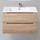 Тумба подвесная с раковиной BelBagno ETNA-800-2C-SO-WO-P 80 см, Rovere Bianco, Цвет фасада: Rovere Bianco - Тумба подвесная с раковиной BelBagno ETNA-800-2C-SO-WO-P 80 см, Rovere Bianco, Цвет фасада: Rovere Bianco фото