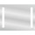 Зеркало Cersanit Base 020 Led 80 см KN-LU-LED020*80-b-Os - Зеркало Cersanit Base 020 Led 80 см KN-LU-LED020*80-b-Os фото