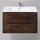 Тумба подвесная с раковиной BelBagno ETNA39-800/390-2C-SO-RW-P 80 см, Rovere Moro, Цвет фасада: Rovere Moro - Тумба подвесная с раковиной BelBagno ETNA39-800/390-2C-SO-RW-P 80 см, Rovere Moro, Цвет фасада: Rovere Moro фото