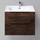 Тумба подвесная с раковиной BelBagno ETNA39-500/390-2C-SO-RW-P 50 см, Rovere Moro, Цвет фасада: Rovere Moro - Тумба подвесная с раковиной BelBagno ETNA39-500/390-2C-SO-RW-P 50 см, Rovere Moro, Цвет фасада: Rovere Moro фото