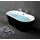 Ванна отдельностоящая BelBagno BB200-1700-800-NERO 170х80 см, белый/черный - Ванна отдельностоящая BelBagno BB200-1700-800-NERO 170х80 см, белый/черный фото