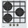 Газовая варочная поверхность Graude GS 45.1 W (белое стекло) - Газовая варочная поверхность Graude GS 45.1 W (белое стекло) фото