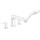 Смеситель для ванны Hansgrohe Talis E 71748700, белый - Смеситель для ванны Hansgrohe Talis E 71748700, белый фото