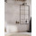Шторка для ванны Radaway Idea Black PNJ II Factory 50 см 10001050-54-55, черный/прозрачное - Шторка для ванны Radaway Idea Black PNJ II Factory 50 см 10001050-54-55, черный/прозрачное фото