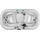 Спа бассейн Vortex Spas Gemini 210х110 см - Спа бассейн Vortex Spas Gemini 210х110 см фото