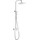 Душевая стойка Haiba HB24505-8, белый/хром - Душевая стойка Haiba HB24505-8, белый/хром фото