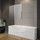 Шторка для ванны Radaway Furo Gold PND II 100 см 10109538-09-01L (стекло 8 мм), золото/прозрачное - Шторка для ванны Radaway Furo Gold PND II 100 см 10109538-09-01L (стекло 8 мм), золото/прозрачное фото