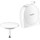 Внешняя часть излива на ванну с набором для слива и перелива Hansgrohe Exafill S 58117700, белый - Внешняя часть излива на ванну с набором для слива и перелива Hansgrohe Exafill S 58117700, белый фото