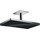 Верхний душ Hansgrohe Rainmaker Select 460 1jet 24002600, латунь/стекло, черный/хром - Верхний душ Hansgrohe Rainmaker Select 460 1jet 24002600, латунь/стекло, черный/хром фото