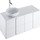 Тумбы подвесные со столешницей Ravak Balance 1200 X000001366 (2 тумбы SD Balance 600), белый - Тумбы подвесные со столешницей Ravak Balance 1200 X000001366 (2 тумбы SD Balance 600), белый фото