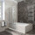 Шторка для ванны Veconi Palau 90 см PL73L-90-01-19C4, хром/прозрачное L - Шторка для ванны Veconi Palau 90 см PL73L-90-01-19C4, хром/прозрачное L фото