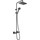 Душевая стойка с термостатом Hansgrohe Vernis Shape Showerpipe 230 1jet 26286670, черный матовый - Душевая стойка с термостатом Hansgrohe Vernis Shape Showerpipe 230 1jet 26286670, черный матовый фото