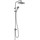 Душевая стойка Hansgrohe Vernis Shape Showerpipe 230 1jet Reno 26282670, черный матовый - Душевая стойка Hansgrohe Vernis Shape Showerpipe 230 1jet Reno 26282670, черный матовый фото