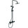 Душевая стойка Ideal Standard Idealrain BC750XG, черный матовый - Душевая стойка Ideal Standard Idealrain BC750XG, черный матовый фото