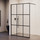 Душевая перегородка RGW WA-011B 100x195 см 35101100-84 (стекло 8 мм) с кронштейном в комплекте, черный/прозрачное - Душевая перегородка RGW WA-011B 100x195 см 35101100-84 (стекло 8 мм) с кронштейном в комплекте, черный/прозрачное фото