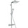 Душевая стойка Hansgrohe Crometta E 240 1jet Showerpipe 27271000 - Душевая стойка Hansgrohe Crometta E 240 1jet Showerpipe 27271000 фото