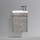 Тумба подвесная с раковиной BelBagno 46 см PIETRA MINI-460-1A-SO-SCM-L, цемент - Тумба подвесная с раковиной BelBagno 46 см PIETRA MINI-460-1A-SO-SCM-L, цемент фото