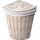 Корзина для белья WasserKraft Vils 39 см WB-560-L, цвет белый - Корзина для белья WasserKraft Vils 39 см WB-560-L, цвет белый фото