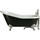 Ванна отдельностоящая Magliezza Gracia CR 170x76 см, черный (ножки хром) - Ванна отдельностоящая Magliezza Gracia CR 170x76 см, черный (ножки хром) фото