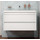 Тумба подвесная с раковиной Art&Max Family-900-2C-SO-BL 90 см, белый глянец - Тумба подвесная с раковиной Art&Max Family-900-2C-SO-BL 90 см, белый глянец фото