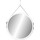 Зеркало Art&Max Milan Led 100 см AM-Mil-1000-DS-F, белый ремень - Зеркало Art&Max Milan Led 100 см AM-Mil-1000-DS-F, белый ремень фото