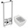 Инсталляция с подвесным биде Ideal Standard Prosys Strada II D387001 - Инсталляция с подвесным биде Ideal Standard Prosys Strada II D387001 фото