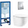 Инсталляция Grohe Rapid SL с подвесным безободковым унитазом BelBagno Senso-R - Инсталляция Grohe Rapid SL с подвесным безободковым унитазом BelBagno Senso-R фото